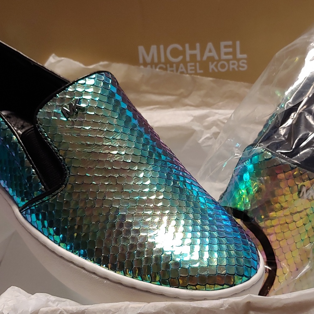 Michael Kors Keaton Slip On - Iridescent us7.5m